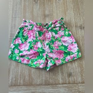 Janie and Jack ROSE PAPERBAG WAIST SHORT sz 5